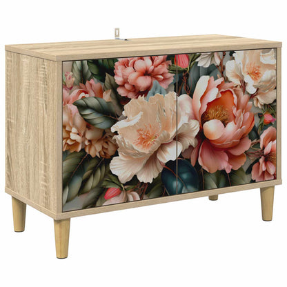 vidaXL TV Cabinet BORNE 69 x 33 x 50 cm Sonoma Engineered Wood