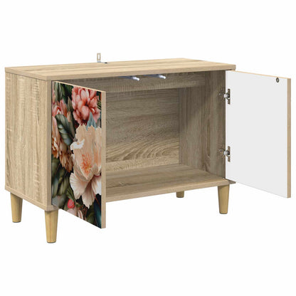 vidaXL TV Cabinet BORNE 69 x 33 x 50 cm Sonoma Engineered Wood