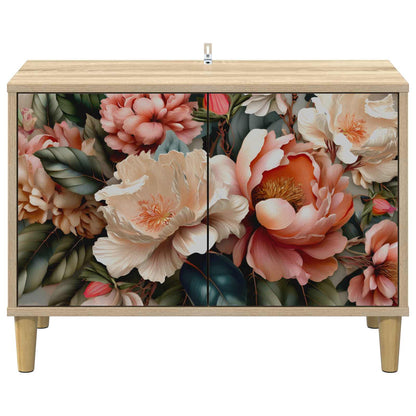 vidaXL TV Cabinet BORNE 69 x 33 x 50 cm Sonoma Engineered Wood
