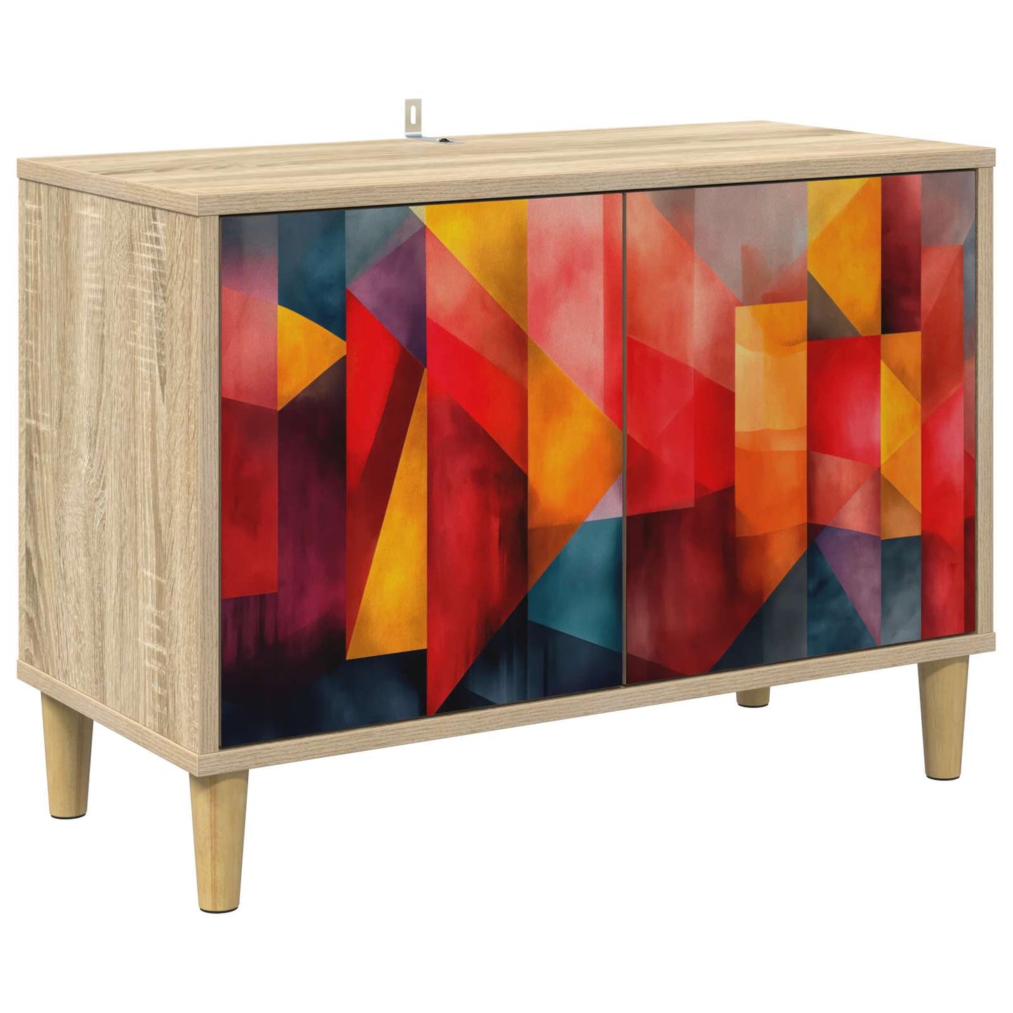 vidaXL TV Cabinet HEESCH 69 x 33 x 50 cm Sonoma Engineered Wood