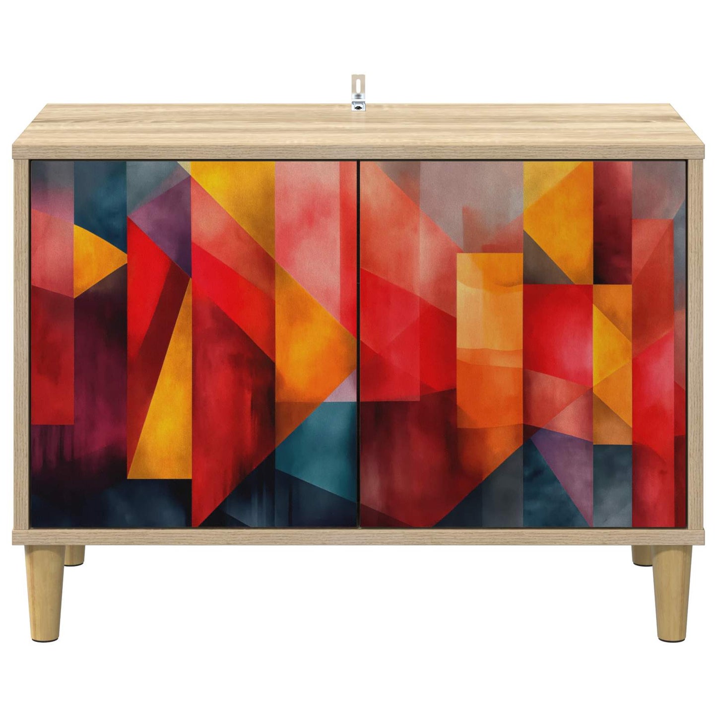 vidaXL TV Cabinet HEESCH 69 x 33 x 50 cm Sonoma Engineered Wood
