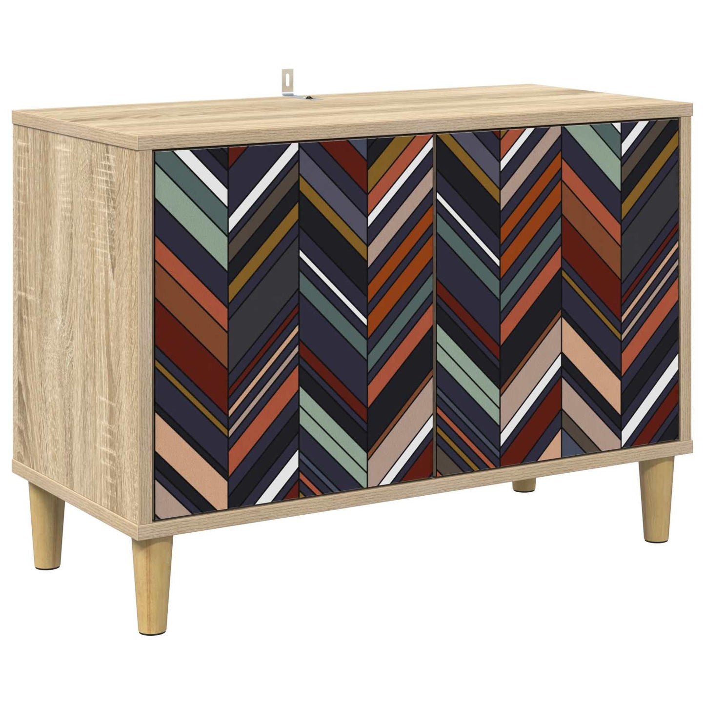 vidaXL TV Cabinet OMMEN 69 x 33 x 50 cm Sonoma Engineered Wood