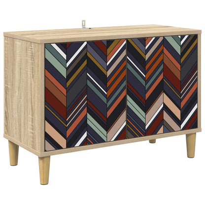 vidaXL TV Cabinet OMMEN 69 x 33 x 50 cm Sonoma Engineered Wood