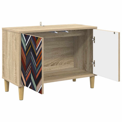 vidaXL TV Cabinet OMMEN 69 x 33 x 50 cm Sonoma Engineered Wood