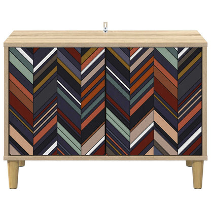 vidaXL TV Cabinet OMMEN 69 x 33 x 50 cm Sonoma Engineered Wood