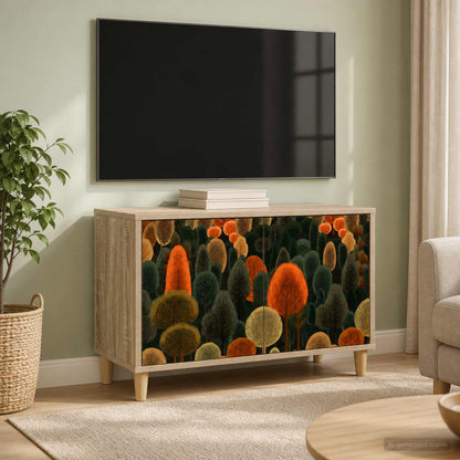 vidaXL TV Cabinet ZAANDAM 69 x 33 x 50 cm Sonoma Engineered Wood