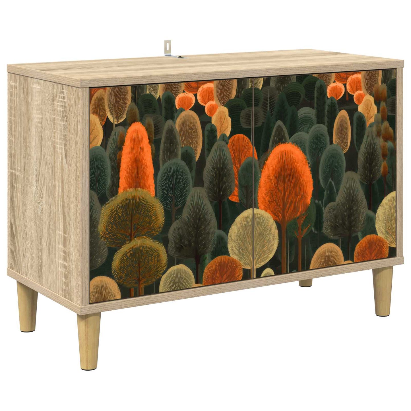 vidaXL TV Cabinet ZAANDAM 69 x 33 x 50 cm Sonoma Engineered Wood