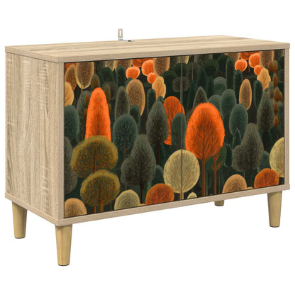 vidaXL TV Cabinet ZAANDAM 69 x 33 x 50 cm Sonoma Engineered Wood