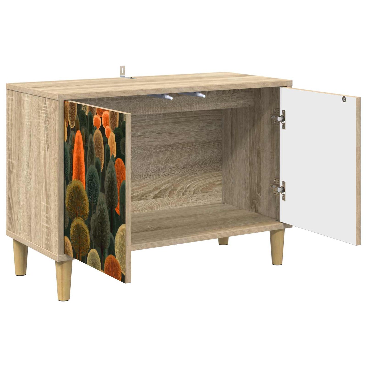 vidaXL TV Cabinet ZAANDAM 69 x 33 x 50 cm Sonoma Engineered Wood