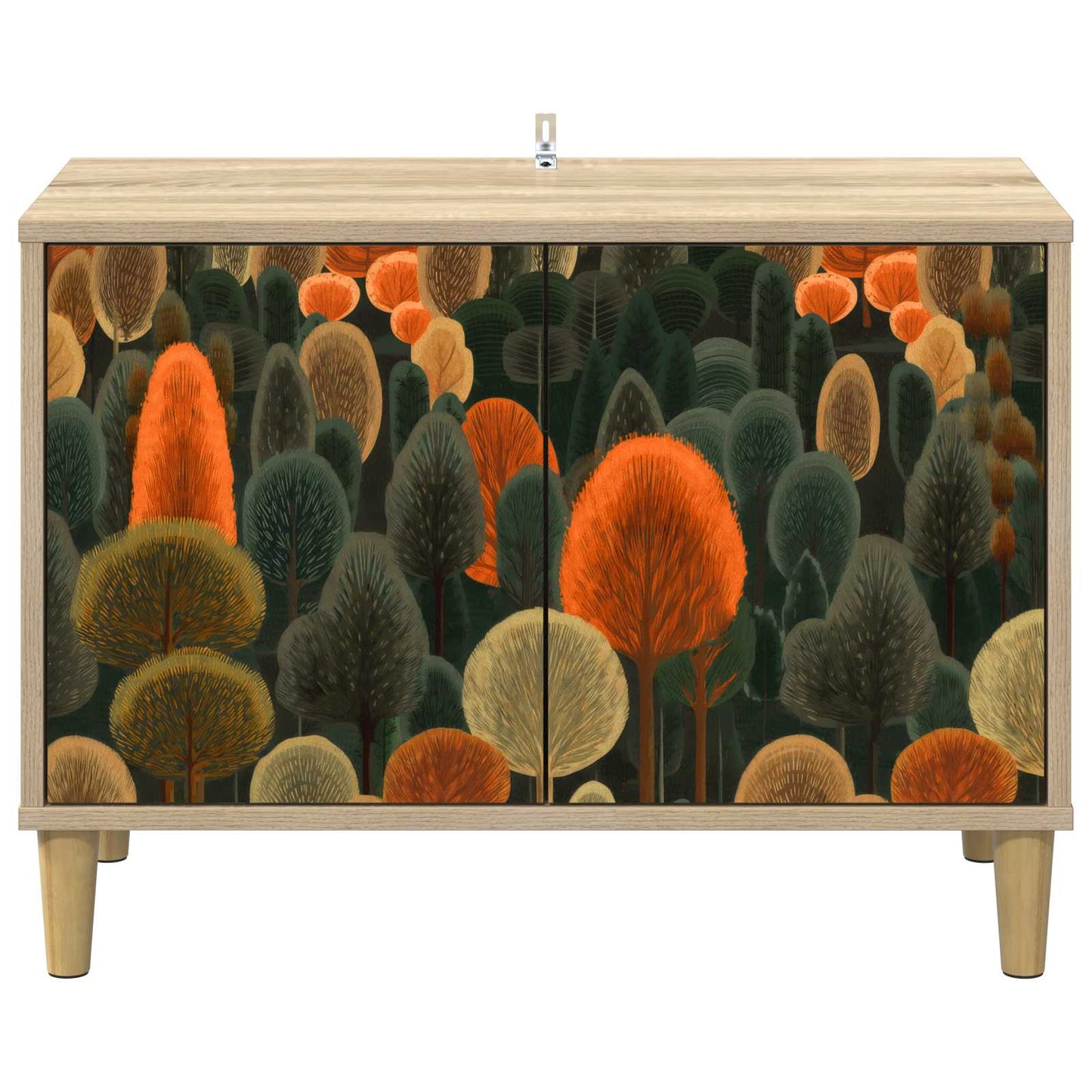 vidaXL TV Cabinet ZAANDAM 69 x 33 x 50 cm Sonoma Engineered Wood