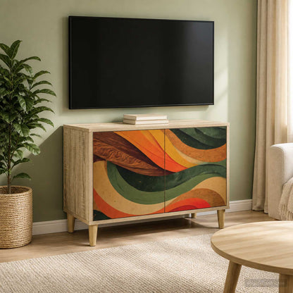 vidaXL TV Cabinet BONN 69 x 33 x 50 cm Sonoma Engineered Wood