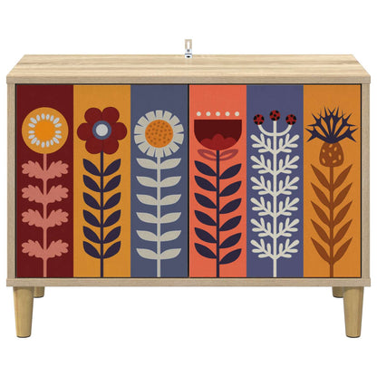 vidaXL TV Cabinet ESSEN 69 x 33 x 50 cm Sonoma Engineered Wood