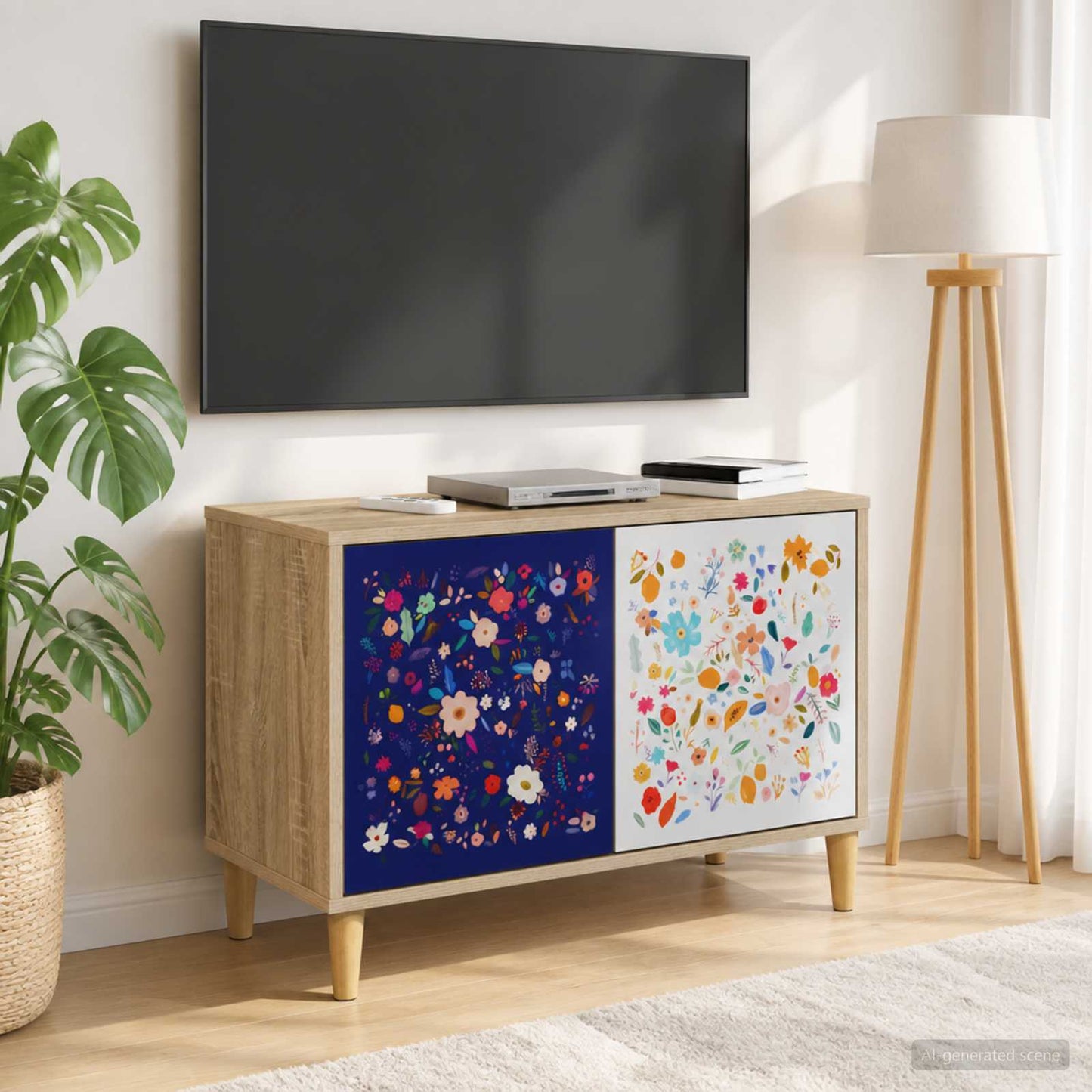 vidaXL TV Cabinet MAINZ 69 x 33 x 50 cm Sonoma Engineered Wood