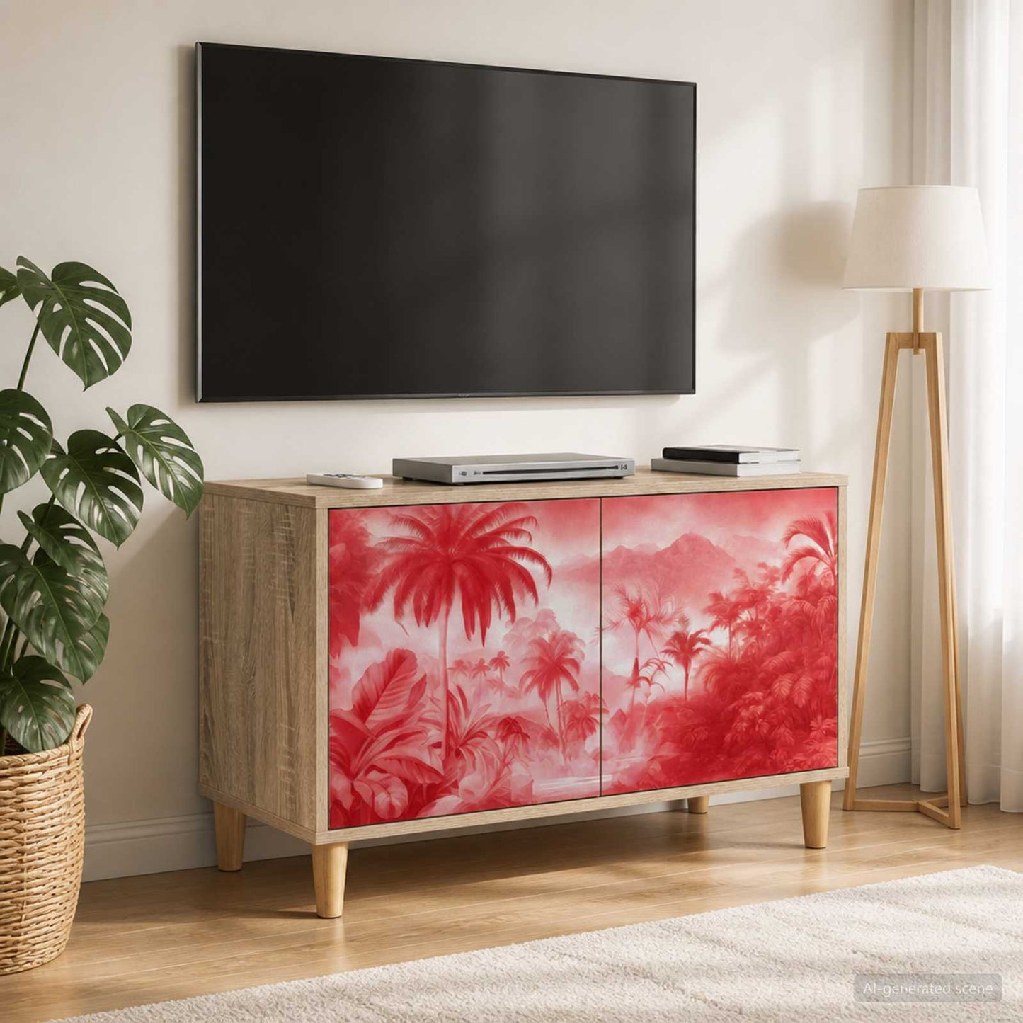 vidaXL TV Cabinet AACHEN 69 x 33 x 50 cm Sonoma Engineered Wood