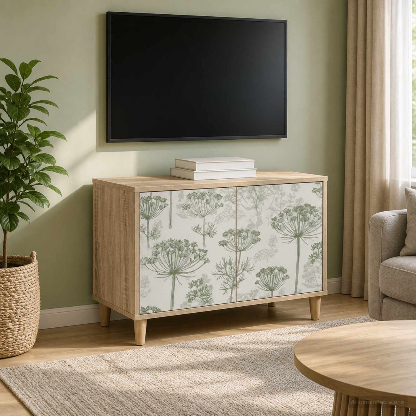 vidaXL TV Cabinet GOTHA 69 x 33 x 50 cm Sonoma Engineered Wood