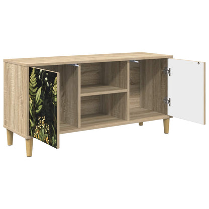 vidaXL TV Cabinet RHENEN 102 x 33 x 50 cm Sonoma Engineered Wood