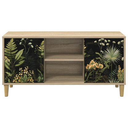 vidaXL TV Cabinet RHENEN 102 x 33 x 50 cm Sonoma Engineered Wood