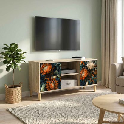 vidaXL TV Cabinet LOCHEM 102 x 33 x 50 cm Sonoma Engineered Wood