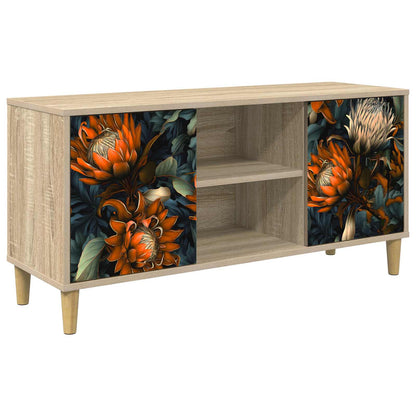 vidaXL TV Cabinet LOCHEM 102 x 33 x 50 cm Sonoma Engineered Wood