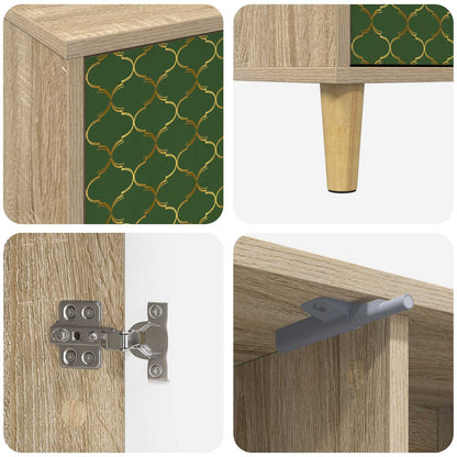 vidaXL TV Cabinet GELEEN 102 x 33 x 50 cm Sonoma Engineered Wood