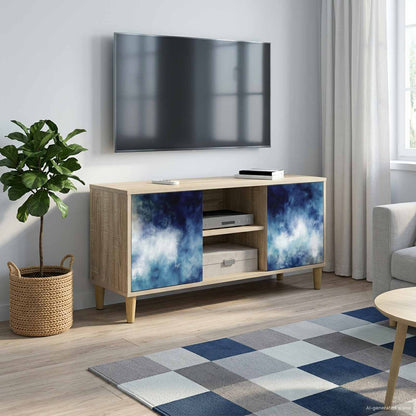 vidaXL TV Cabinet RAALTE 102 x 33 x 50 cm Sonoma Engineered Wood
