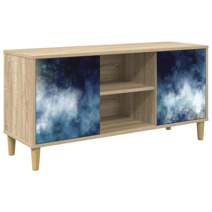 vidaXL TV Cabinet RAALTE 102 x 33 x 50 cm Sonoma Engineered Wood