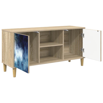 vidaXL TV Cabinet RAALTE 102 x 33 x 50 cm Sonoma Engineered Wood