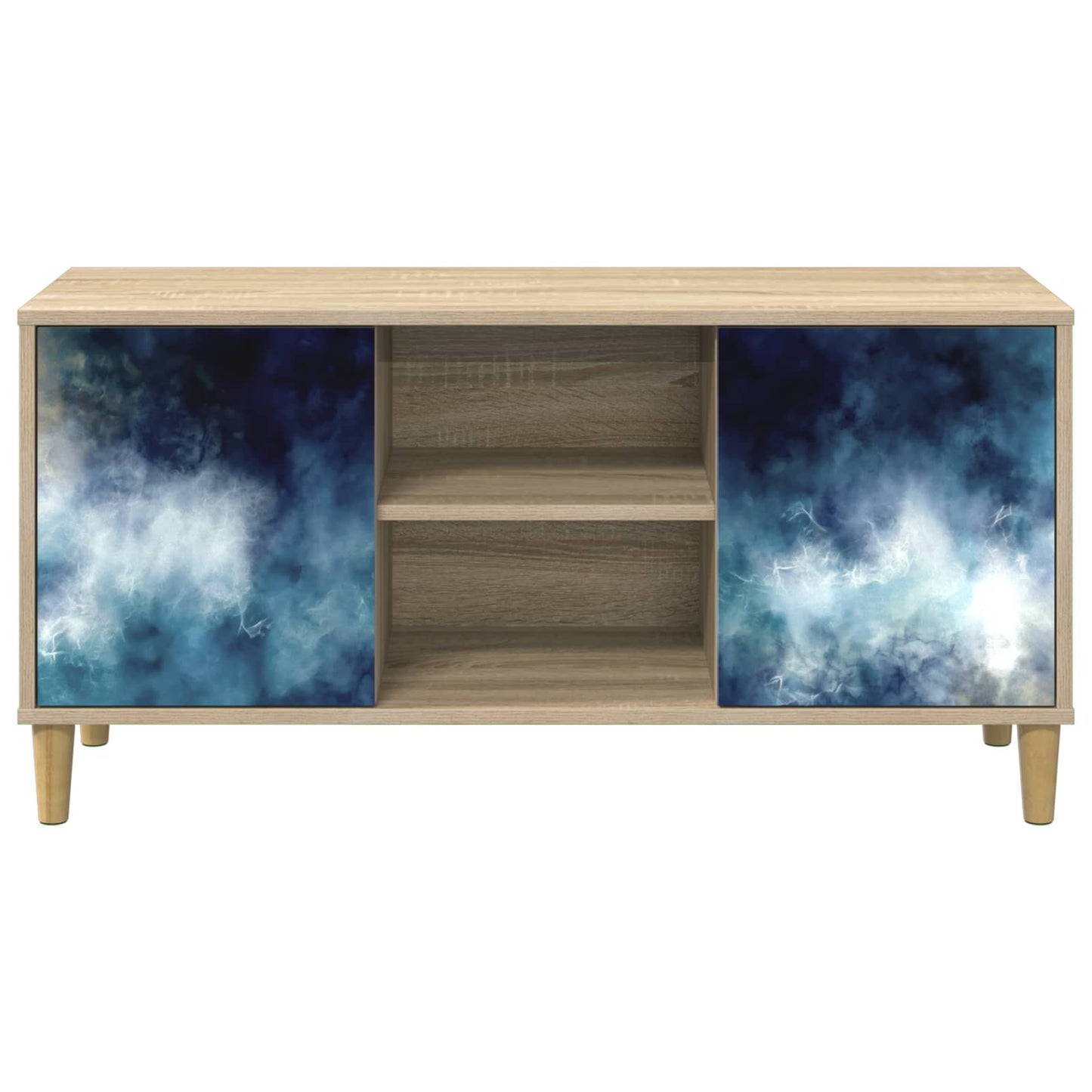 vidaXL TV Cabinet RAALTE 102 x 33 x 50 cm Sonoma Engineered Wood