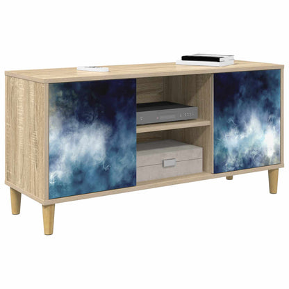 vidaXL TV Cabinet RAALTE 102 x 33 x 50 cm Sonoma Engineered Wood