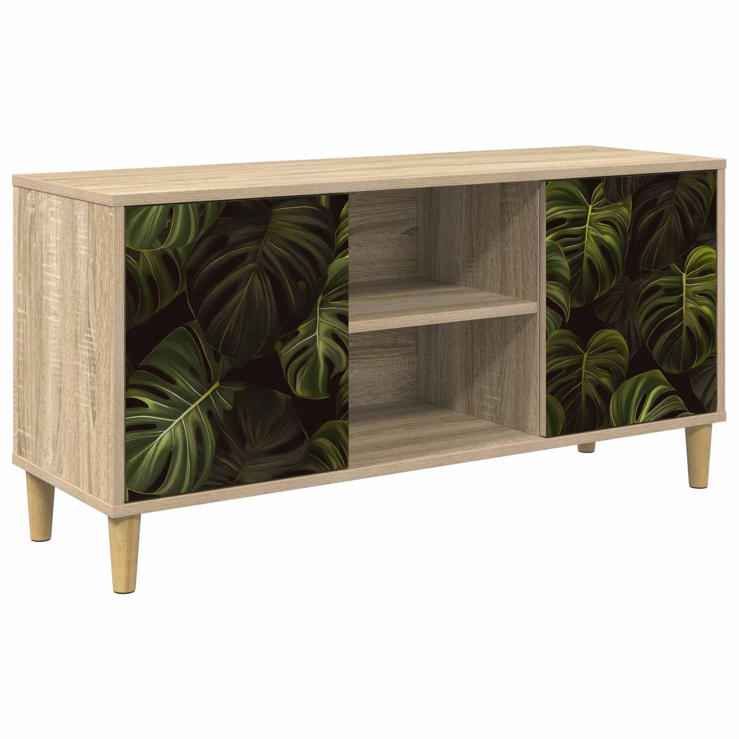 vidaXL TV Cabinet ELBURG 102 x 33 x 50 cm Sonoma Engineered Wood