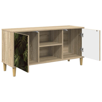 vidaXL TV Cabinet ELBURG 102 x 33 x 50 cm Sonoma Engineered Wood