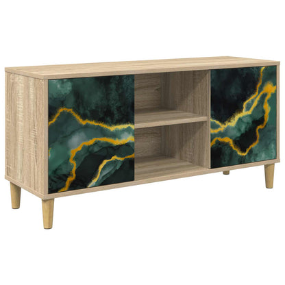 vidaXL TV Cabinet WIJHE 102 x 33 x 50 cm Sonoma Engineered Wood