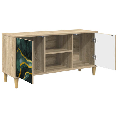 vidaXL TV Cabinet WIJHE 102 x 33 x 50 cm Sonoma Engineered Wood