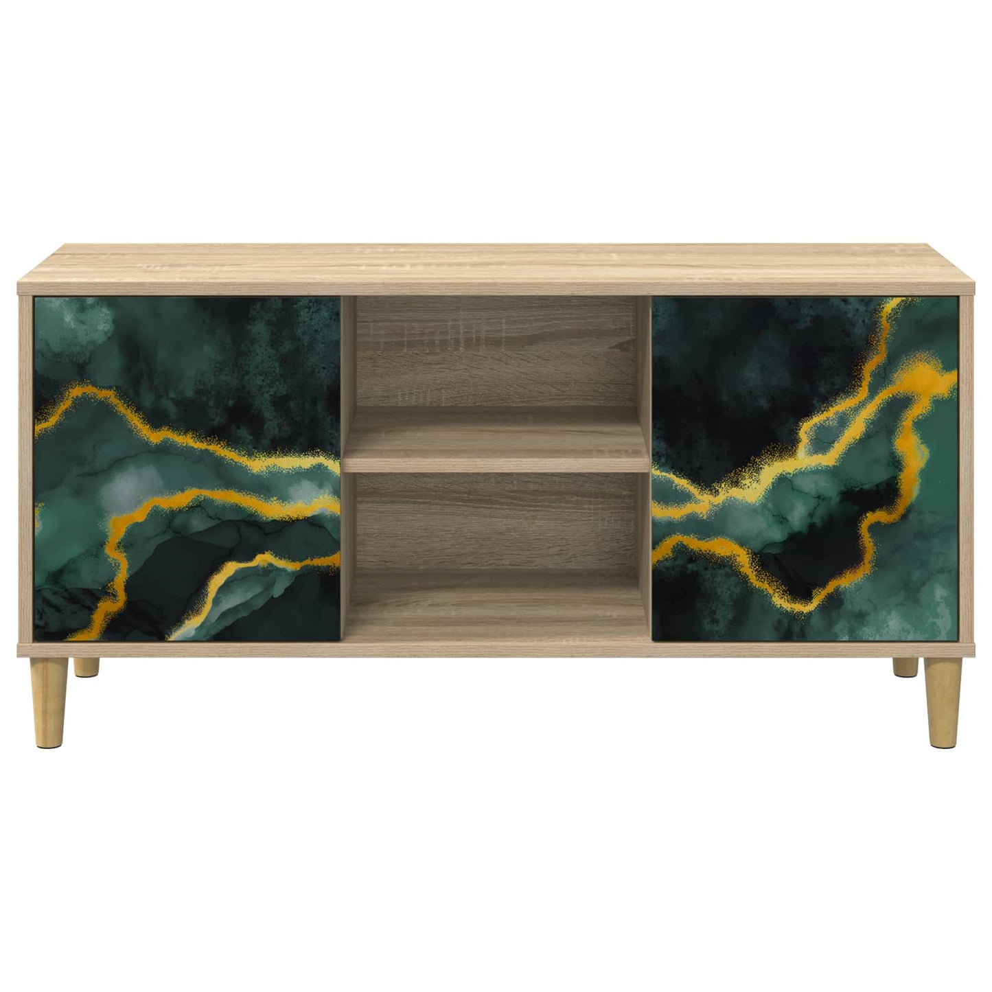 vidaXL TV Cabinet WIJHE 102 x 33 x 50 cm Sonoma Engineered Wood