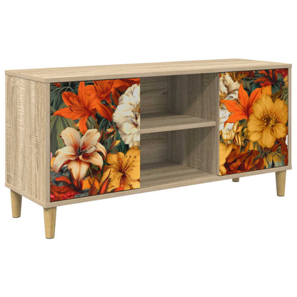 vidaXL TV Cabinet GENNEP 102 x 33 x 50 cm Sonoma Engineered Wood