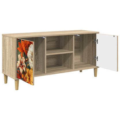 vidaXL TV Cabinet GENNEP 102 x 33 x 50 cm Sonoma Engineered Wood