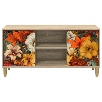 vidaXL TV Cabinet GENNEP 102 x 33 x 50 cm Sonoma Engineered Wood