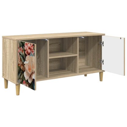 vidaXL TV Cabinet BORNE 102 x 33 x 50 cm Sonoma Engineered Wood