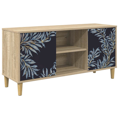 vidaXL TV Cabinet DOKKUM 102 x 33 x 50 cm Sonoma Engineered Wood