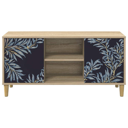 vidaXL TV Cabinet DOKKUM 102 x 33 x 50 cm Sonoma Engineered Wood