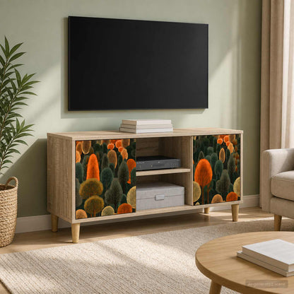 vidaXL TV Cabinet ZAANDAM 102 x 33 x 50 cm Sonoma Engineered Wood