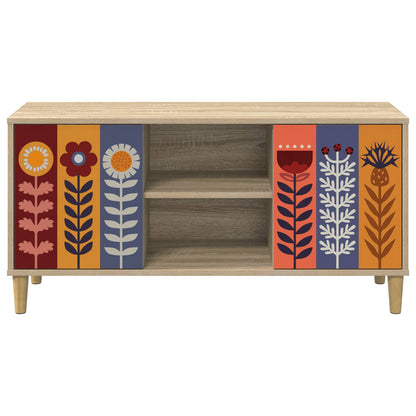 vidaXL TV Cabinet ESSEN 102 x 33 x 50 cm Sonoma Engineered Wood