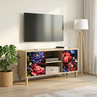 vidaXL TV Cabinet KIEL 102 x 33 x 50 cm Sonoma Engineered Wood