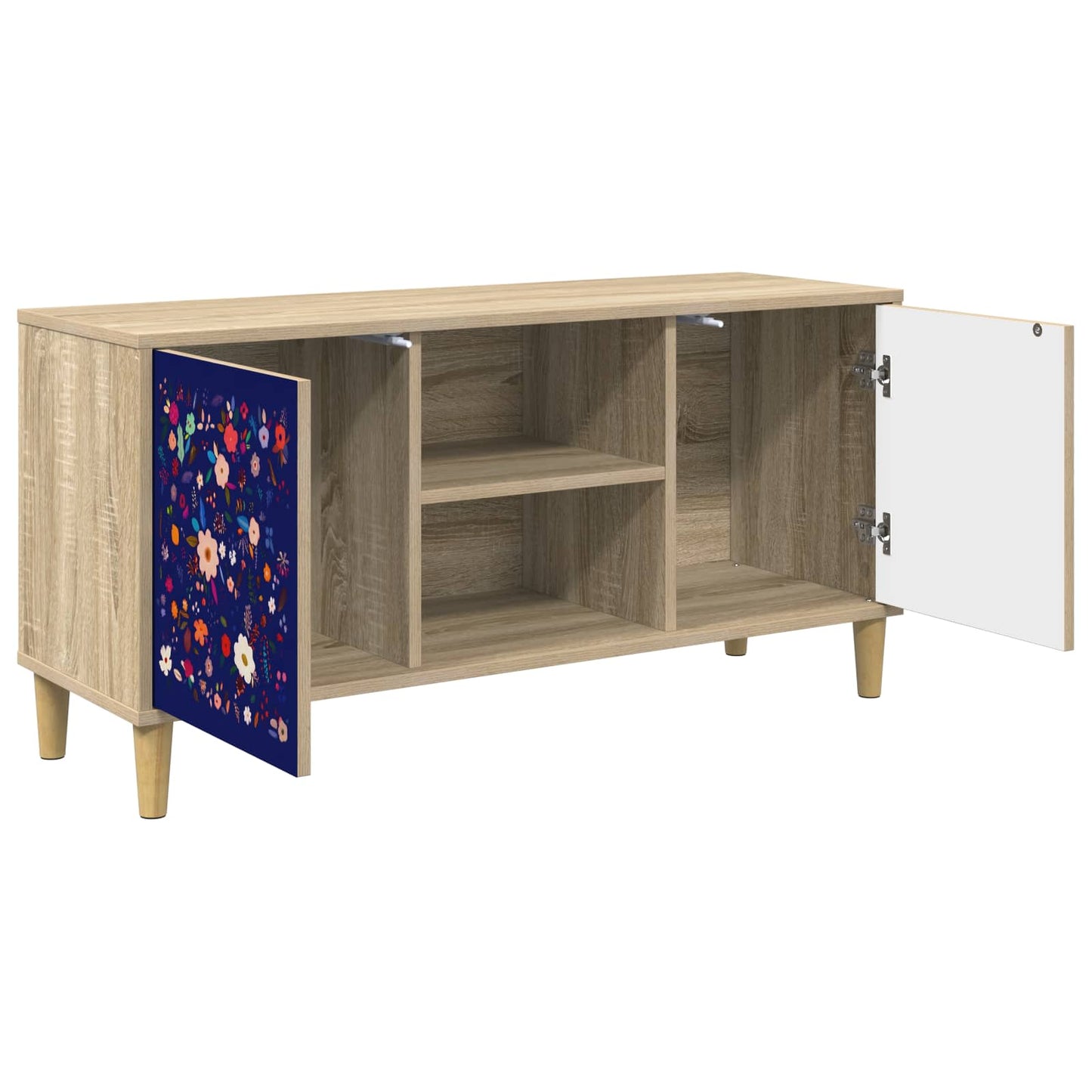 vidaXL TV Cabinet MAINZ 102 x 33 x 50 cm Sonoma Engineered Wood