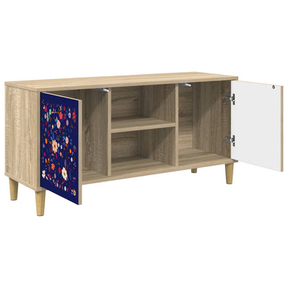 vidaXL TV Cabinet MAINZ 102 x 33 x 50 cm Sonoma Engineered Wood