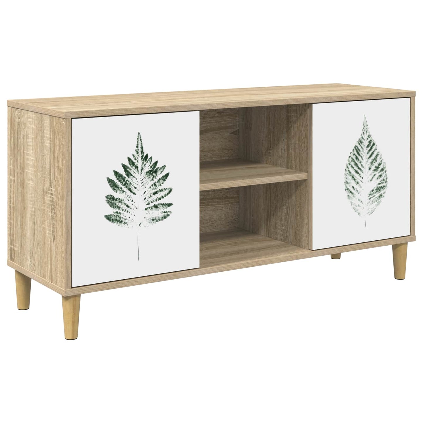 vidaXL TV Cabinet HANAU 102 x 33 x 50 cm Sonoma Engineered Wood