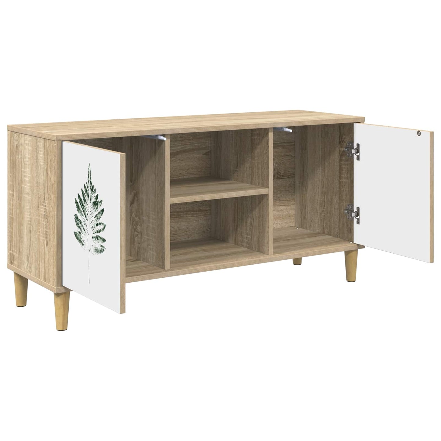 vidaXL TV Cabinet HANAU 102 x 33 x 50 cm Sonoma Engineered Wood