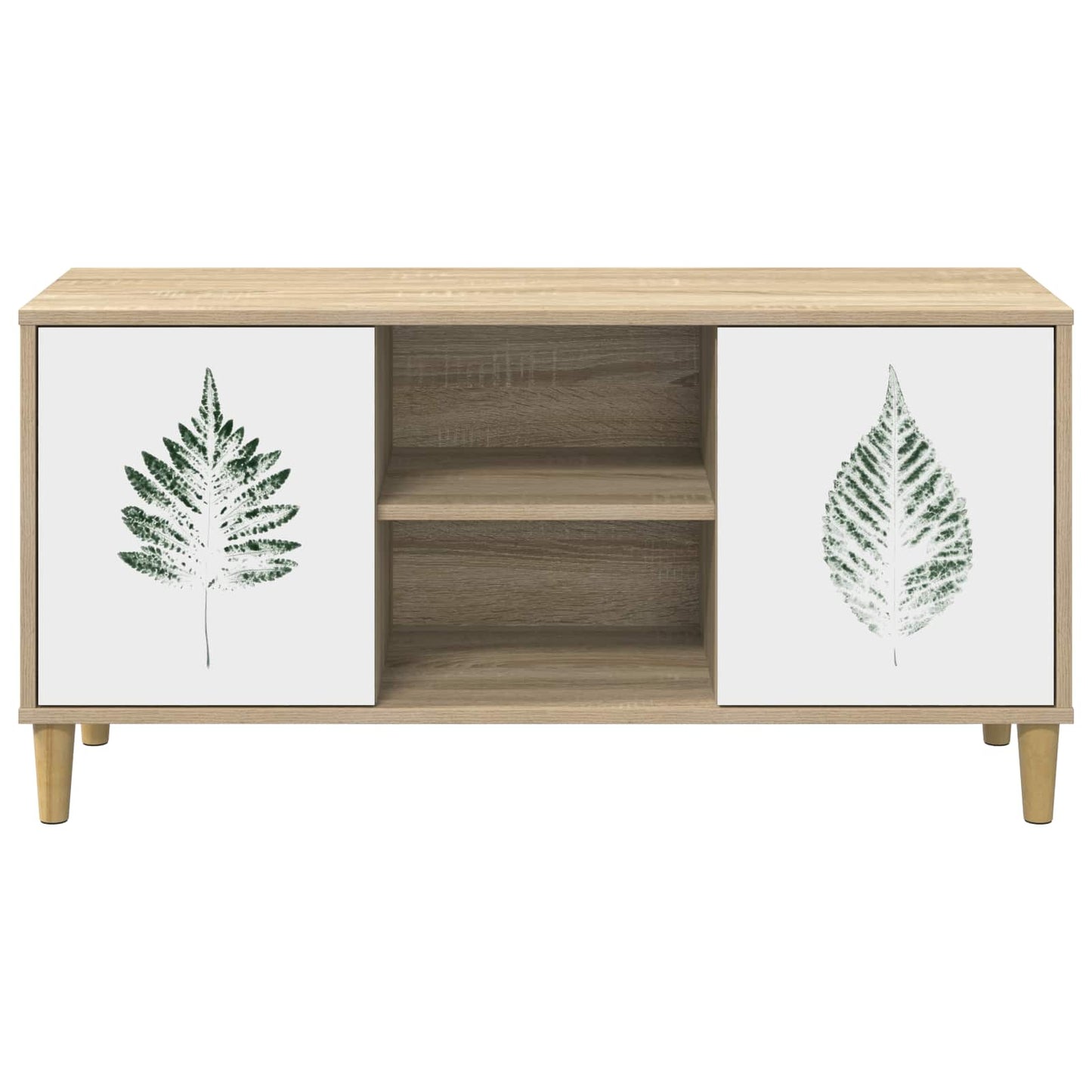 vidaXL TV Cabinet HANAU 102 x 33 x 50 cm Sonoma Engineered Wood
