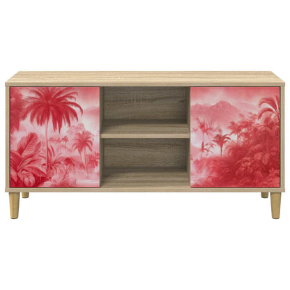 vidaXL TV Cabinet AACHEN 102 x 33 x 50 cm Sonoma Engineered Wood