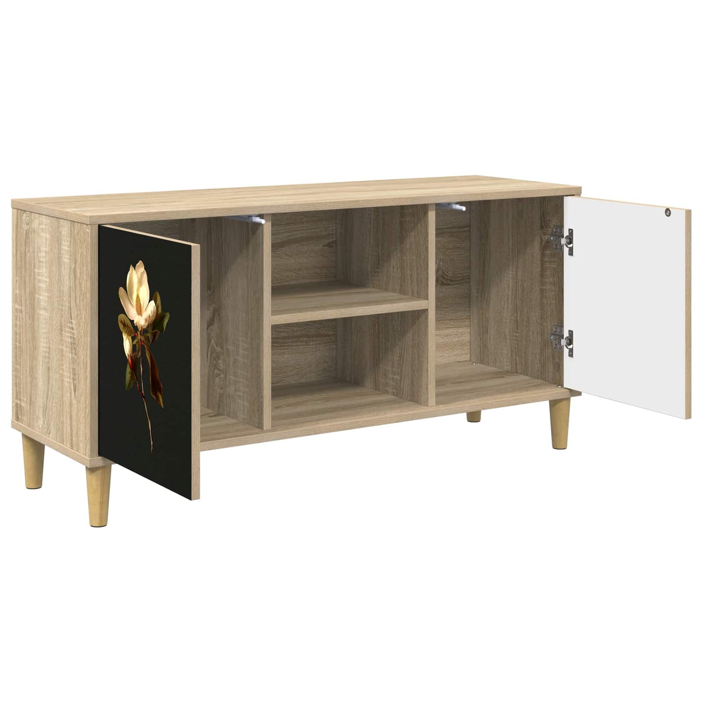 vidaXL TV Cabinet BREMEN 102 x 33 x 50 cm Sonoma Engineered Wood